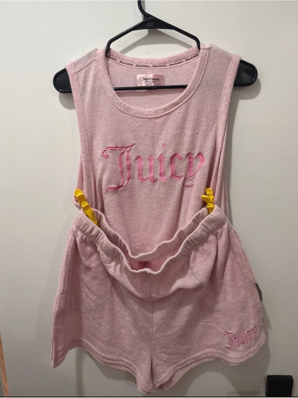 Juicy Couture Pink Terry Pajama Set